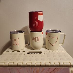 RAE DUNN VALENTINE'S TUMBLERS BUNDLE OR INDIVIDUAL.